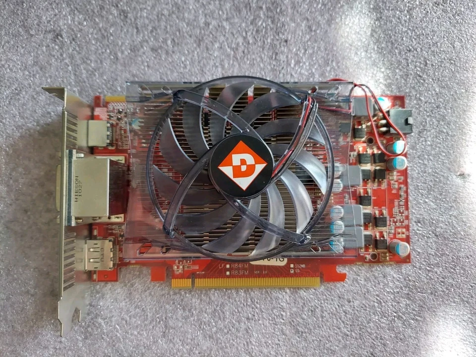 Tested GOOD Diamond ATI AMD Radeon HD 6770 PCIe 1GB Graphics Video Card GPU - Image 1 of 4