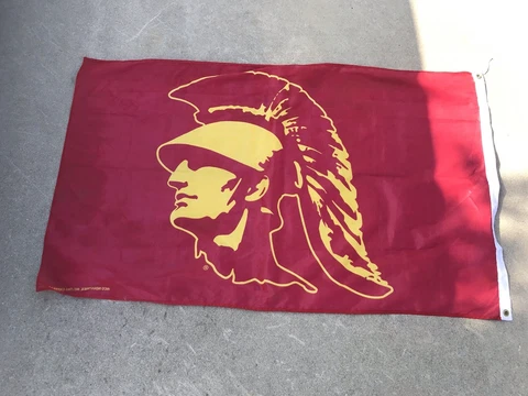 USC University Of Southern Cal Large Flag Banner Double Sided Cover