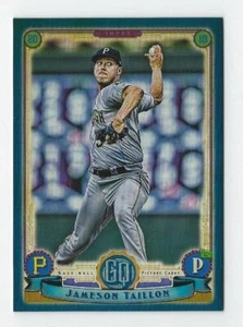 Topps Gypsy Queen 2019 #245 Jameson Taillon índigo paralelo #'d 241/250 - Imagen 1 de 2