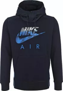 NIKE FELPA CON CAPPUCCIO UOMO MIKINA FLEECE MIX TESSUTO TAGLIA US - XL STYLE # 678536-475 - Foto 1 di 2