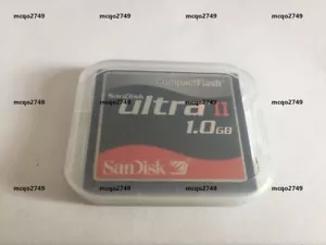 CARTE MÉMOIRE CF SanDisk 1 Go Ultra II carte flash compacte SDCFH - Photo 1 sur 2