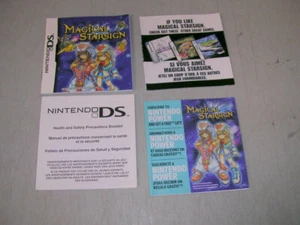 Magical Starsign (Nintendo DS NDS) Original Bedienungsanleitung & Einlagen - Bild 1 von 2
