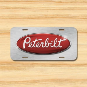 Peterbilt License Plate Vehicle Auto Vehicle Tag Truck Tractor Trailer Semi NEW - Picture 1 of 3