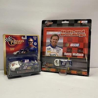 Lot of 2 Winners Circle Nascar #2 Rusty Wallace Elvis Presley Die Cast 1998 50th - Image 1 of 4