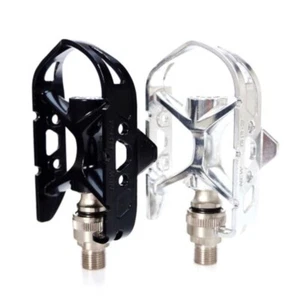 MKS AR-2 Ezy Pedals Classic Road Bike Fixed Gear Track 9/16 Pedal Silver / Black - Picture 1 of 6
