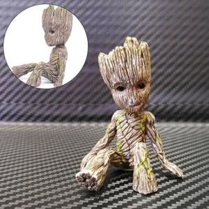 6CM Guardians of The Galaxy Baby Groot Figure Flowerpot Pen Pot Toy Gifts New - Picture 1 of 12