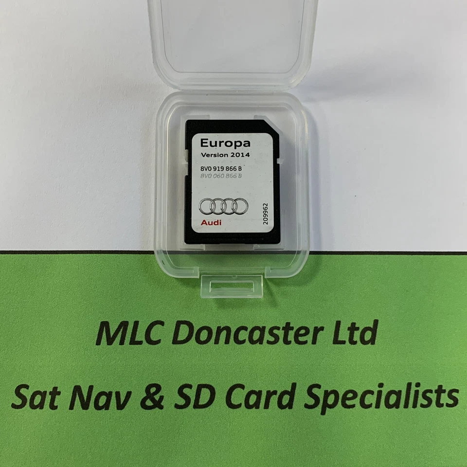 Genuine Audi 2014 Satellite Navigation SAT NAV SD Card 8V0 919 866 B - Image 1 of 1