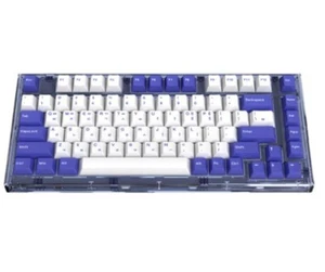 ABKO AG75W gasket mounted Bluetooth keyboard purple blue (Brown Nonclick) - Picture 1 of 3