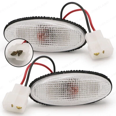 Side Marker Lamp Signal Light Clear Len For Mazda/Ford Fighter Ranger 1998 2006 Foto 1 de 4