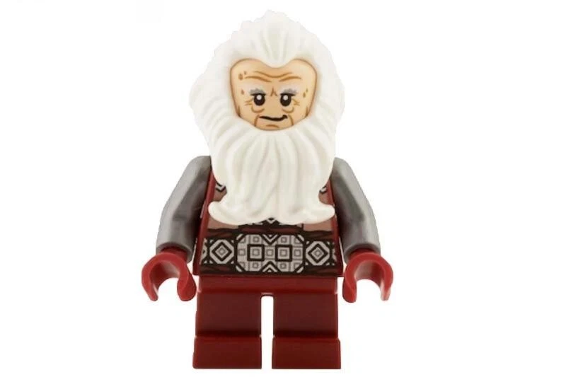NEW Genuine LEGO Hobbit/LOTR Balin the Dwarf - No Cape Minifig LOR094 79018 - Image 1 of 1