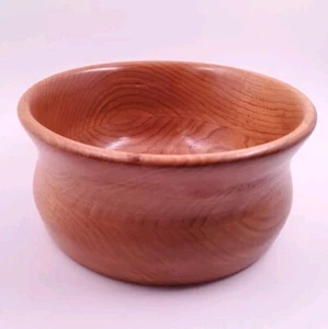 MCM Schale Holz Handarbeit handgedrechselt Holzschmuck 7,5" - Bild 1 von 5