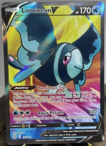 Pokémon TCG Lumineon V Brilliant Stars 155/172 Holo Ultra Rare NM - Picture 1 of 4