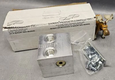 AD03P012S/C Daman CETOP Manifold D03 Aluminum 3000psi 5/8" P Port C-10-2  - Image 1 of 4