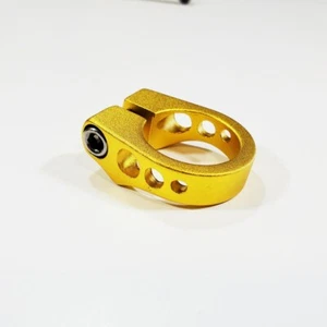 Abrazadera de poste de asiento BMX / ENGRANAJE FIJO 30,0 mm DORADO poste de asiento - Imagen 1 de 2