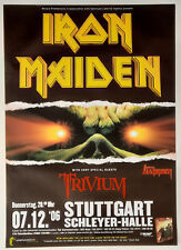+++ 2006 IRON MAIDEN Konzertplakat 7. Dezember Stuttgart Deutschland 1. Druck