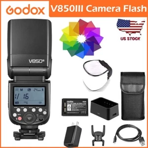 Godox V850III Flash Camera Flash Speedlight for Fuji Sony Canon Nikon Panasonic - Picture 1 of 11