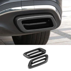 For Benz C-Class W206 2022-2023 Carbon Fiber Rear Tail Exhaust Muffler Tip Pipe - Picture 1 of 8