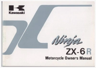 Manual Del Propietario Kawasaki ZX6R Ninja ZX600F3 Edición 1996 - Imagen 1 de 3