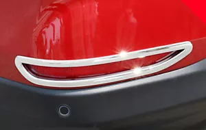 2pc For Chevy Equinox 2018-2024 Chrome Rear Fog Light Eyelid Molding Lamp Trim - Bild 1 von 7