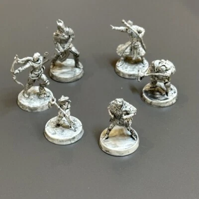6X Heroes Warriors Miniatures DND Dragonlance Dungeons & Dragons Board Game TRPG - Image 1 of 4