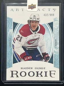 2022-23 UD Artifacts Rookie Redemption #242 Kaiden Guhle /999 Canadiens RC Card - Picture 1 of 2