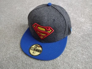 new 59fifty new era superman melton cap size 6 7/8 - Picture 1 of 5