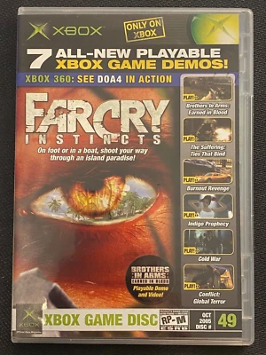 FAR CRY INSTINCTS xbox Official DEMO #49 BROTHER IN ARMS Cold War CONFLICT - Image 1 of 4