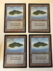 Magic the Gathering MTG Island v.1 (Blue) Beta NM- (Beta Bob) - Picture 1 of 3