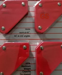 (4) Mini Tack Soldador Imanes Imán Flecha Soldadura ARC MIG TIG 10 lb GS - Imagen 1 de 3