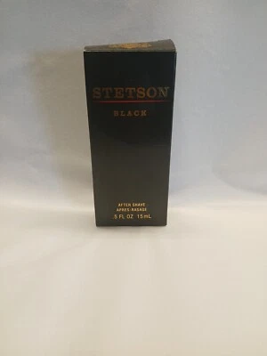 Nuevo En Caja STETSON NEGRO Después del Afeitado .5 OZ De Colección Foto 1 de 4