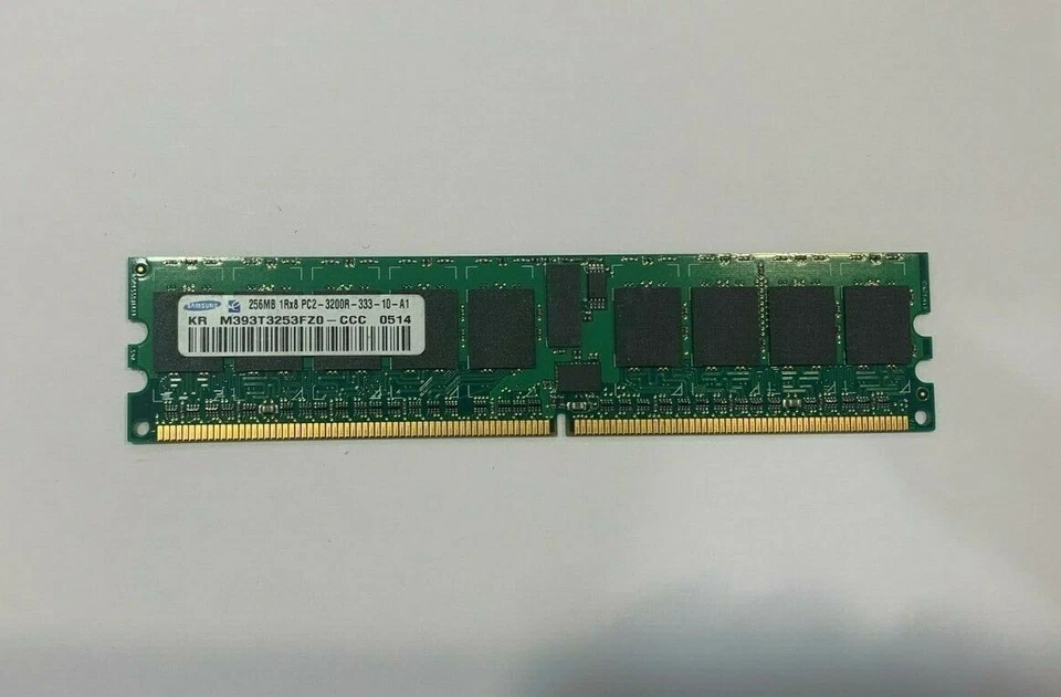 barrette de Mémoire vive SDRAM pc2 ram DDR2 256Mb pc2-3200 RAM 256Mb - Photo 1/1