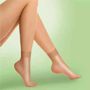 6 X Pairs Ladies ankle socks 15 Denier Sheer Anklets Trainer Liner Ankle Socks - Picture 1 of 7