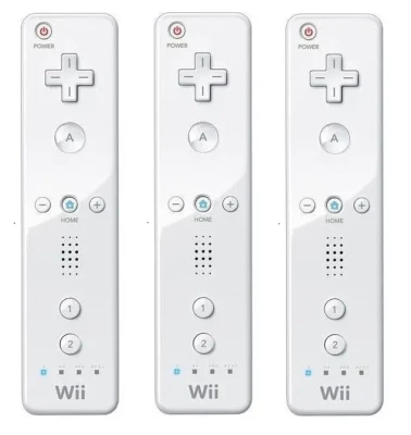 3x Official Genuine Nintendo Wii Wireless Remote Motion Controller - White (Wii) - Image 1 of 3