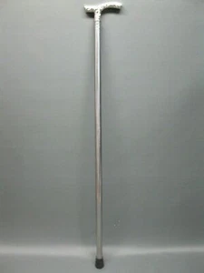 Noble lujo trabajando el acero bastón de senderismo 93 cm varitas de plata mango - Imagen 1 de 6