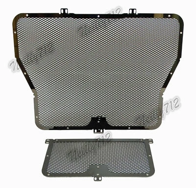 Black Radiator Grille Oil Cooler Guard Cover Protection For BMW HP4 S1000RR K46 - Image 1 of 4
