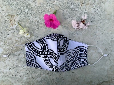 Colorful Rainbow Mask, Fancy Mask, Polka Dots Mask, Premium Mask, Made in USA - Image 1 of 4