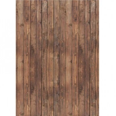 Telón de fondo para escenas de pared de madera 48" x 40' plástico decoraciones de pared de fiesta occidental Foto 1 de 2