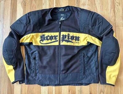 Scorpion EXO Men’s XL Motorcycle Riding Jacket Full Zip Padded Body Armor EUC - Image 1 of 4