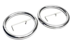 Stainless Steel Handcuffs Bracelet Locking Wrist Restraint Cuffs 5.75" CuffStore - Picture 1 of 10