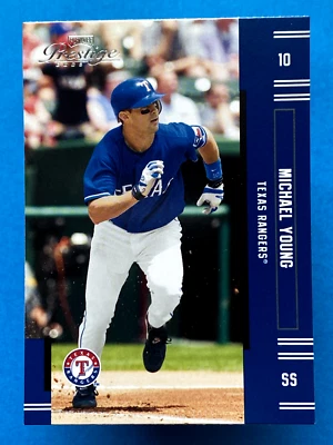 2005 Playoff Prestige Michael Young #70 - Image 1 of 2