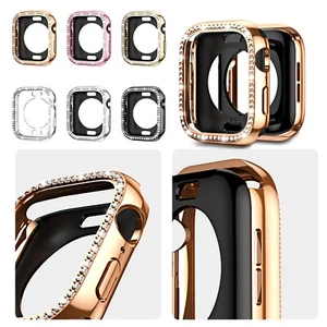 Bling Case for Apple Watch Series10 42mm 46mm Glitter Crystal Bumper Face Cover - Picture 1 of 13