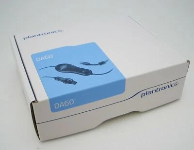 Plantronics DA60 USB to Quick Disconnect Adapter for HW Headset New In Blue Box - Image 1 of 2