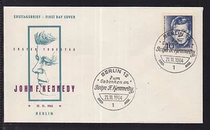 A 70 ) Germany beautiful FDC in Memory of John F. Kennedy, American President I - Picture 1 of 1
