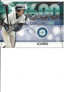 2016 Topps Series 2 Chasing 3000 Ichiro Seattle Mariners # 16 - Picture 1 of 1