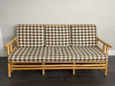 Sofá sofá de caña Ficks Reed Modern Mid Century original Foto 1 de 4