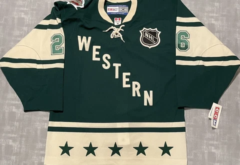 Authentic Vintage CCM 2004 NHL All Star Game Western Pavel Datsyuk Hockey Jersey Cover