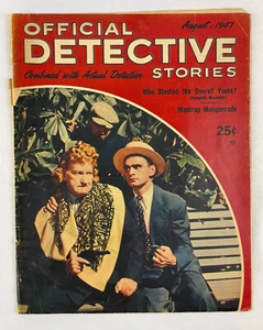 Official Detective Stories, August 1947, Vintage True Crime Stories, Pulp - Picture 1 of 4