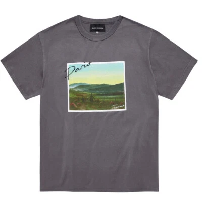 Nueva Camiseta Para Hombre BIANCA CHANDÔN PARIS TEXAS Gráfica Algodón Gris (S) Nueva Con Etiquetas EE. UU. Foto 1 de 4