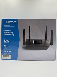 Linksys EA8300 Max Stream Dual Band Wireless Router Ac2200 - Brand New - Afbeelding 1 van 2