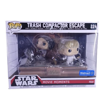 Compactador de basura Funko Pop Star Wars Escape 224 momentos de película exclusivo de Walmart N Foto 1 de 4